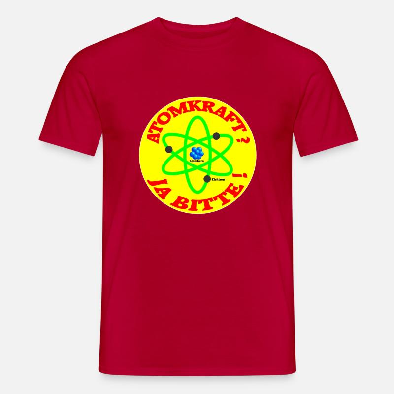 atomkraft ja bitte - Männer T-Shirt - Rot