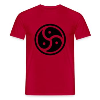 Sex__V018 - Männer T-Shirt - Rot - Vorne - AI Model Male 178 dark (178cm)