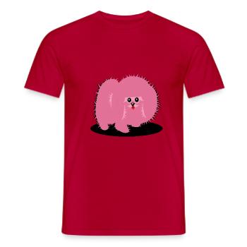 Chien chien doux Chihuahua pointu Meilleur ami - T-shirt homme - rouge - Devant - AI Model Male 178 dark (178cm)