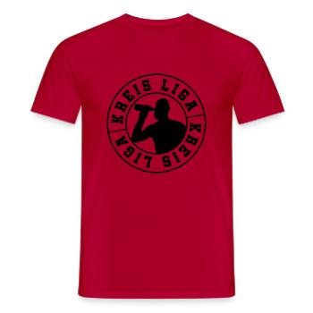 kreis liga drinking - Männer T-Shirt - Rot - Vorne - AI Model Male 178 dark (178cm)
