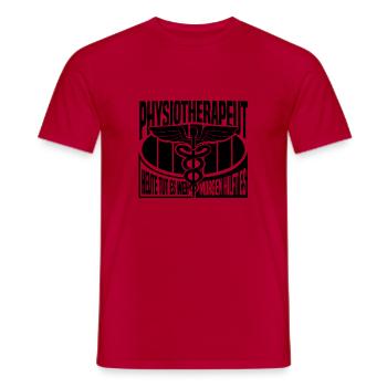 Physiotherapeut Physiotherapie Ergotherapeut - Männer T-Shirt - Rot - Vorne - AI Model Male 178 dark (178cm)