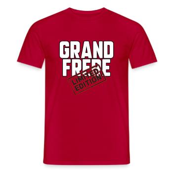 Grand frère - T-shirt homme - rouge - Devant - AI Model Male 178 dark (178cm)