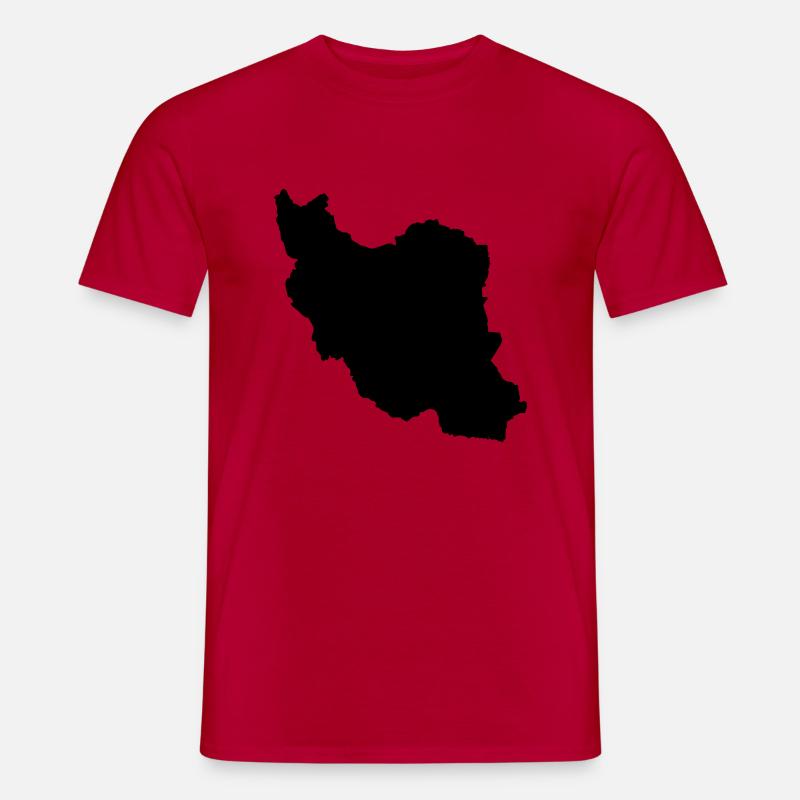 iran - Männer T-Shirt - Rot