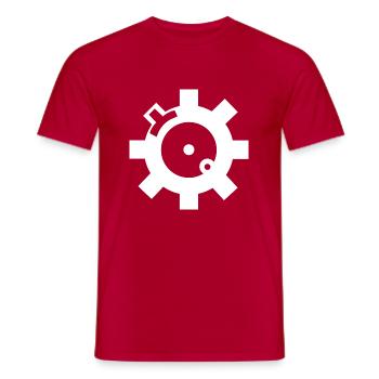 AR15 breech - Assault rifle - M4 - M16 - AR10 - Men's T-Shirt - red - Front - AI Model Male 178 dark (178cm)