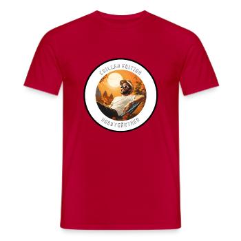 Hobbygärtner - Männer T-Shirt - Rot - Vorne - AI Model Male 178 dark (178cm)