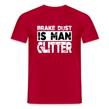 Car Mechanic Cool Baseball Sweatshirt Gift - Men's T-Shirt - red - Front - AI Model Male 178 dark (178cm)