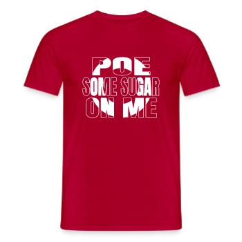 book dragon book nerd birthday book lover feminine - Männer T-Shirt - Rot - Vorne - AI Model Male 178 dark (178cm)