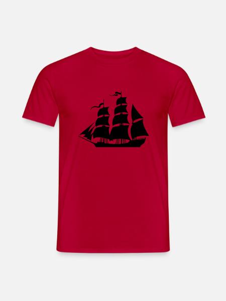 Sailboat eu - Men's T-Shirt - red
