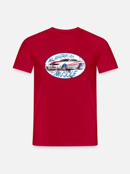All American Muscle - T-shirt homme - rouge