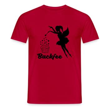backfee_001 - T-shirt homme - rouge - Devant - AI Model Male 178 dark (178cm)