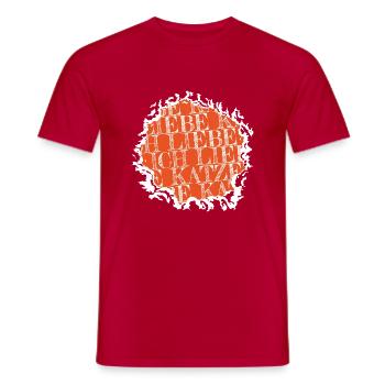 spruch humor cool bday lustig geschenk hauskatze - Männer T-Shirt - Rot - Vorne - AI Model Male 178 dark (178cm)