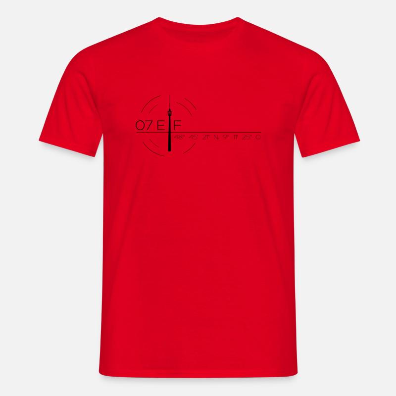 Stuttgart - Männer T-Shirt - Rot