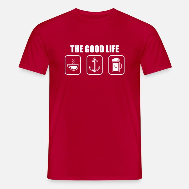 Das gute Leben 1 - (SA) (2) - Männer T-Shirt - Rot