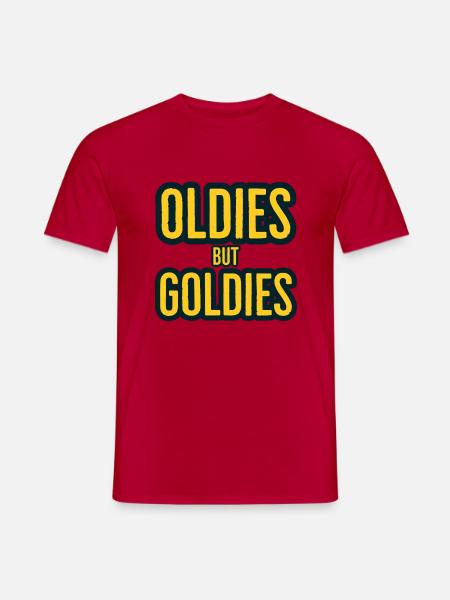 Oldies but Goldies - Men's T-Shirt - red