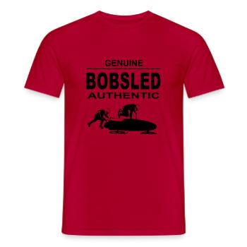 Bob - Bobsport - Männer T-Shirt - Rot - Vorne - AI Model Male 178 dark (178cm)