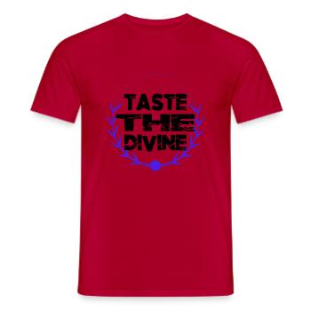 béatitude cuisine cool drôle humour heureux - T-shirt homme - rouge - Devant - AI Model Male 178 dark (178cm)