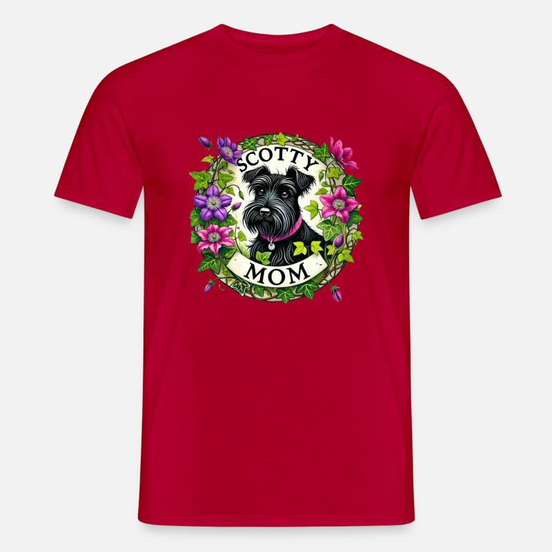 Scotty Mama - Männer T-Shirt - Rot