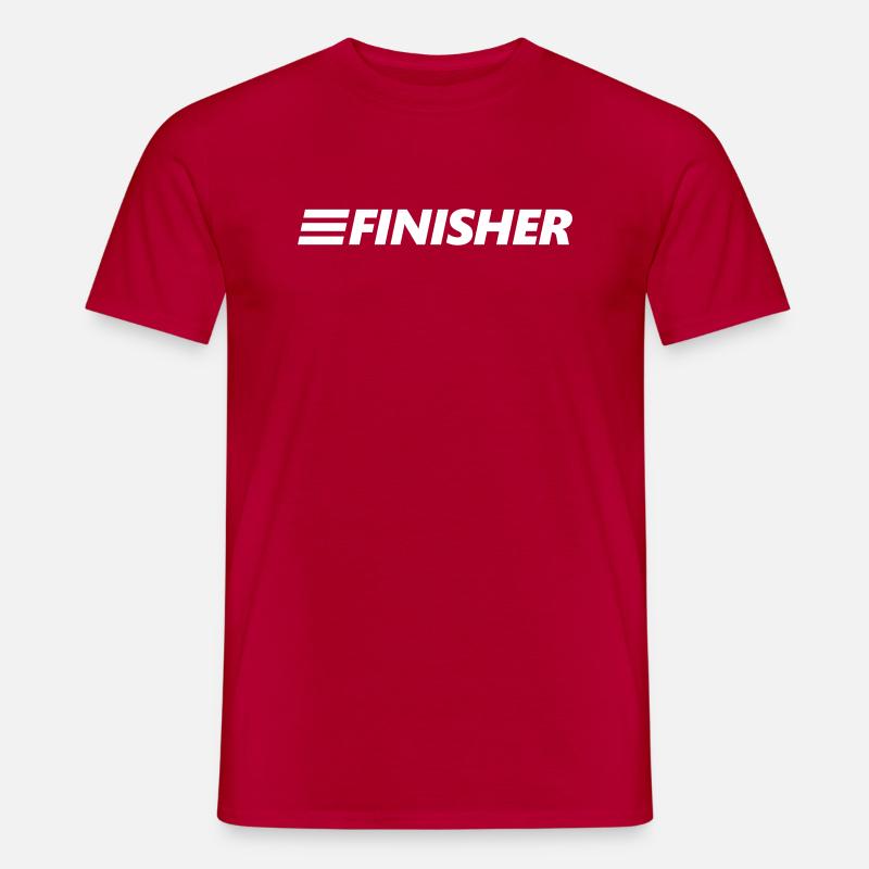 Finisher Graphics - Vector - Men's T-Shirt - red