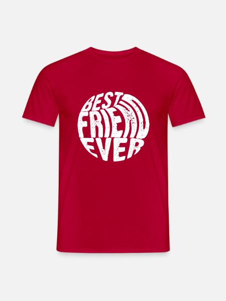 Best friend ever. - Men's T-Shirt - red