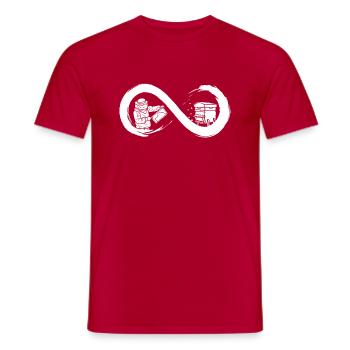 Imker bis in die Unendlichkeit - Männer T-Shirt - Rot - Vorne - AI Model Male 178 dark (178cm)