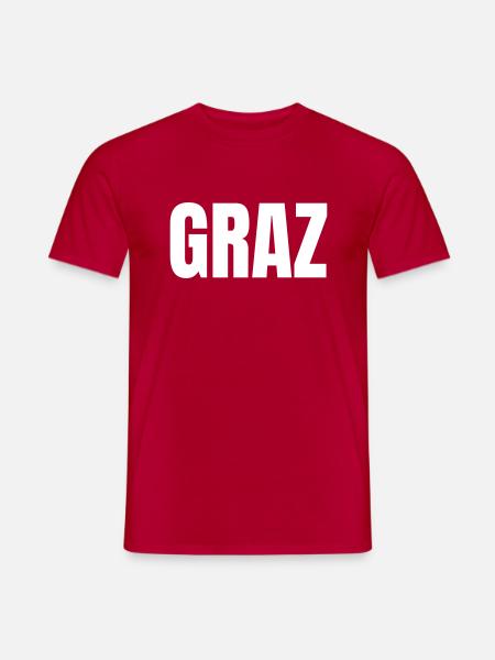GRAZ - Männer T-Shirt - Rot