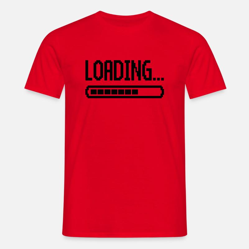 loading ladebalken - Männer T-Shirt - Rot