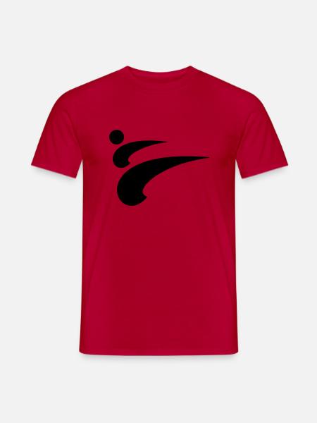 taekwondo kick - Men's T-Shirt - red