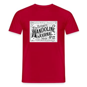 Turner's Mandoline Journal No. 12 - Männer T-Shirt - Rot - Vorne - AI Model Male 178 dark (178cm)