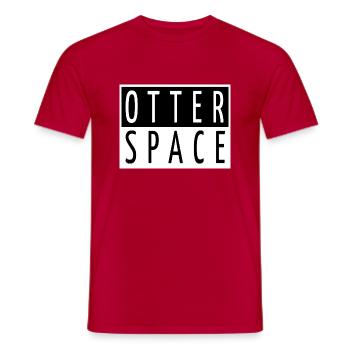 conspiracy present idea fun astrophysics present - Männer T-Shirt - Rot - Vorne - AI Model Male 178 dark (178cm)