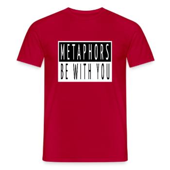 écrivains anniversaire cadeau idée cool déclaration geek - T-shirt homme - rouge - Devant - AI Model Male 178 dark (178cm)