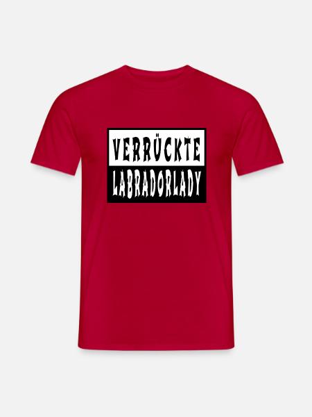 hunderasse hundefreund geschenkidee witzig - Männer T-Shirt - Rot