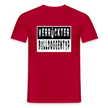 geburtstagsgeschenkidee doggie pudel hundehalter - Männer T-Shirt - Rot - Vorne - AI Model Male 178 dark (178cm)