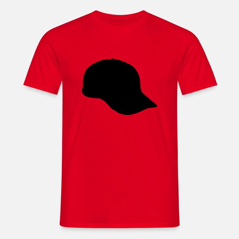 basecap - Männer T-Shirt - Rot