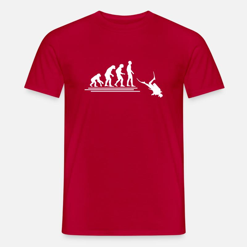 Diving Dive Dive - Men's T-shirt - red