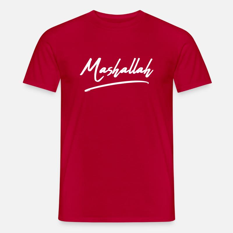 Mashallah - White Edition - Männer T-Shirt - Rot