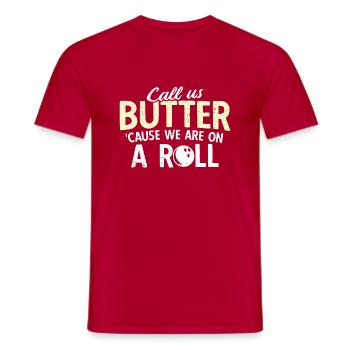 Bowling - Männer T-Shirt - Rot - Vorne - AI Model Male 178 dark (178cm)