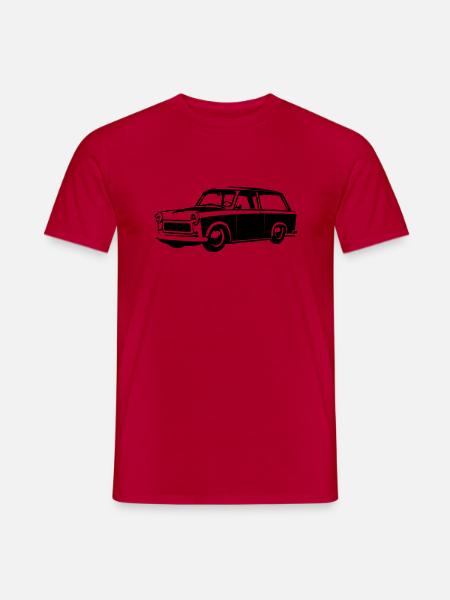 Trabi 601 Kombi Tuning - Männer T-Shirt - Rot