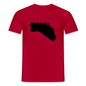 Menorca - Männer T-Shirt - Rot - Vorne - AI Model Male 178 dark (178cm)
