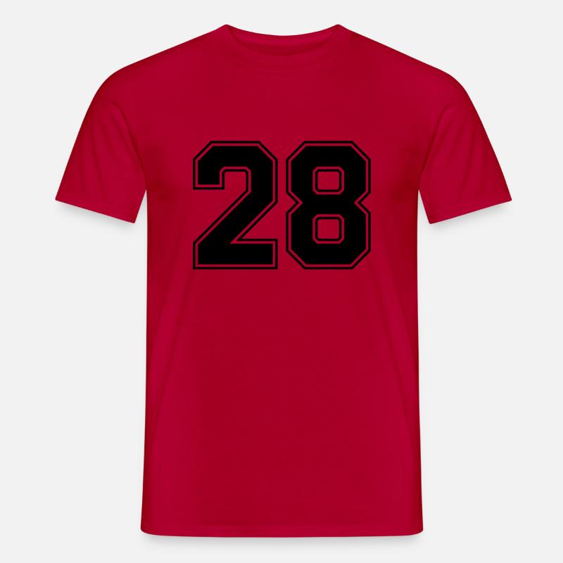 28 - Männer T-Shirt - Rot
