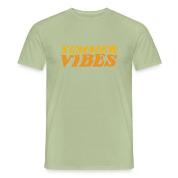 Summer vibes - Männer T-Shirt - Sage - Vorne - AI Model Male 178 light (178cm)