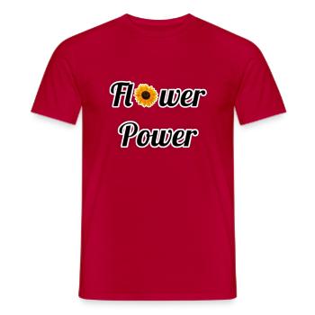 Sprüche - Männer T-Shirt - Rot - Vorne - AI Model Male 178 dark (178cm)