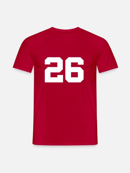 26 - Men's T-Shirt - red