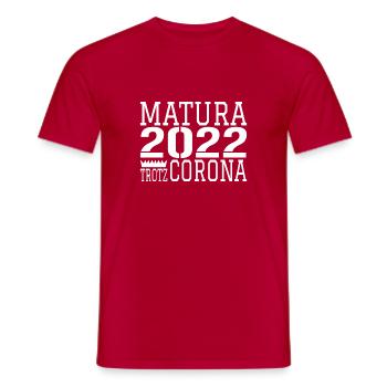 Matura - Männer T-Shirt - Rot - Vorne - AI Model Male 178 dark (178cm)