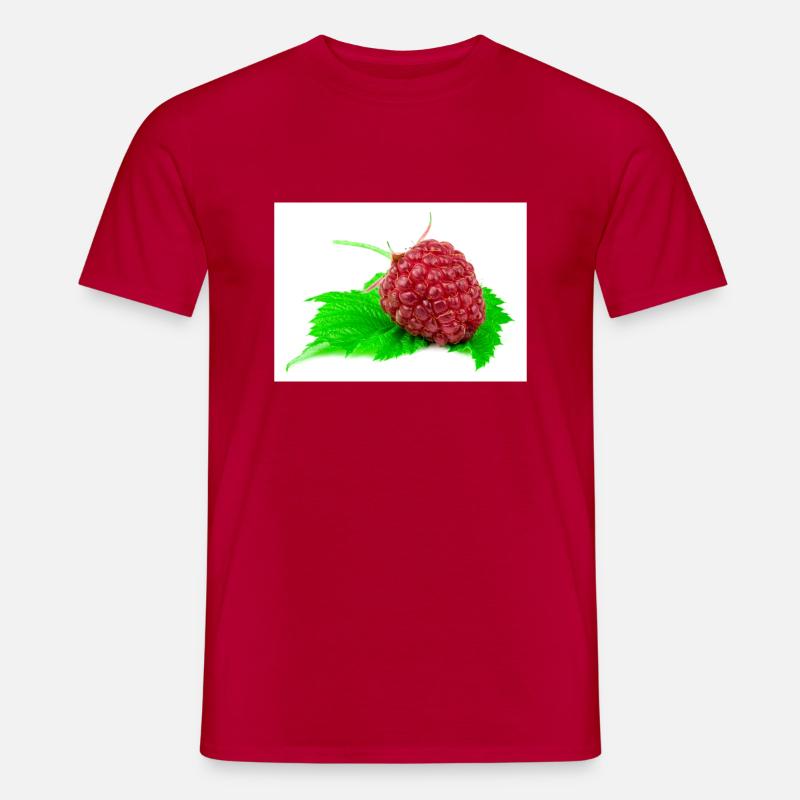 Himbeere. raspberry - Männer T-Shirt - Rot