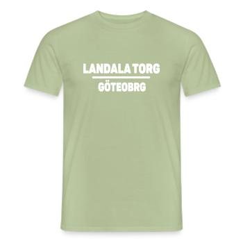 Landala-Platz - Männer T-Shirt - Sage - Vorne - AI Model Male 178 light (178cm)