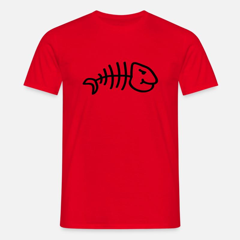 fish_comic_tk1 - Men's T-Shirt - red