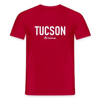 Tucson - Arizona - USA - United States of America - Männer T-Shirt - Rot - Vorne - AI Model Male 178 dark (178cm)
