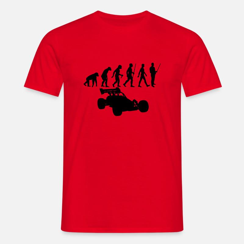 Evolution rc car - Männer T-Shirt - Rot