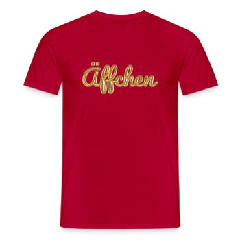 Monkeys - Men's T-Shirt - red - Front - AI Model Male 178 dark (178cm)