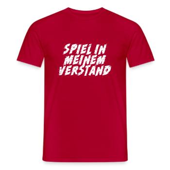 Game Gaming PC - Männer T-Shirt - Rot - Vorne - AI Model Male 178 dark (178cm)